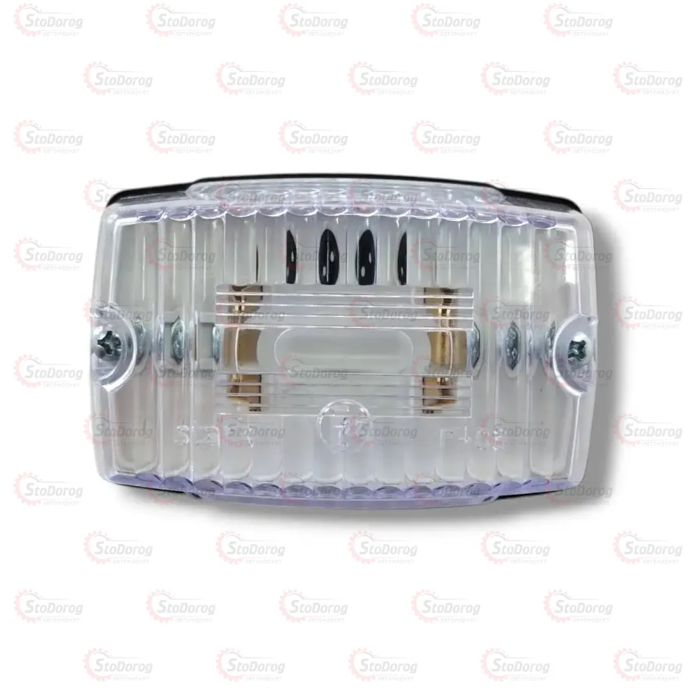 Ліхтар Маркерний 95x65x40мм Білий 2 Болти F-003 (GB032) 62592 