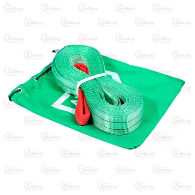 Трос Буксирувальний ARMER 15т 6м 60мм Петля Зелена Сумка ARM-155