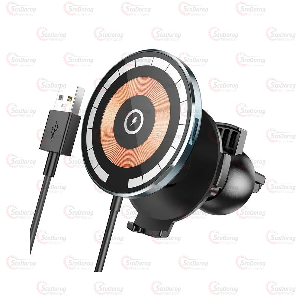 Автотримач Телефону HOCO CW42 З бездротовою зарядкою MagSafe 5-15W 