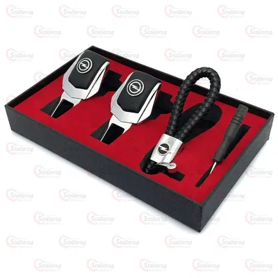 Подарунковий набір OPEL 2в1 (Брелок, Заглушки ременя)