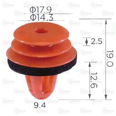 Кліпса двері BMW Mini 2