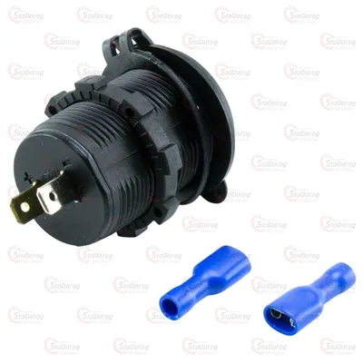 Гніздо під 2 USB 12-24V 2,1-1A Помаранчевий SF-50-2 AMBER 2