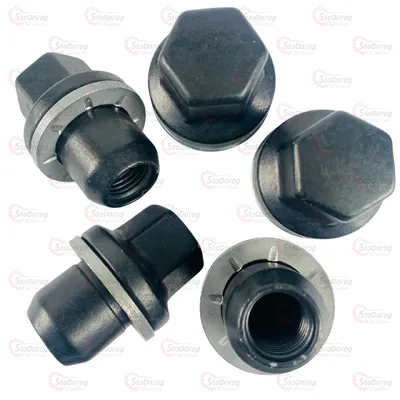 Гайка колісна FARAD IT M14*1,5*45 мм Прессшайба Цинк Ключ 22  AG7L/S BLACK 2