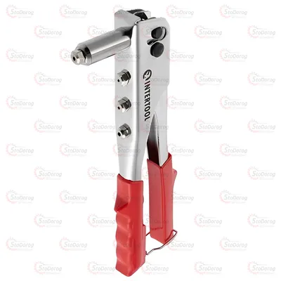 Пістолет заклепувальній посилений, діаметр застосовуваної заклепки 2.4,3.2,4.0,4.8мм INTERTOOL RT-0004