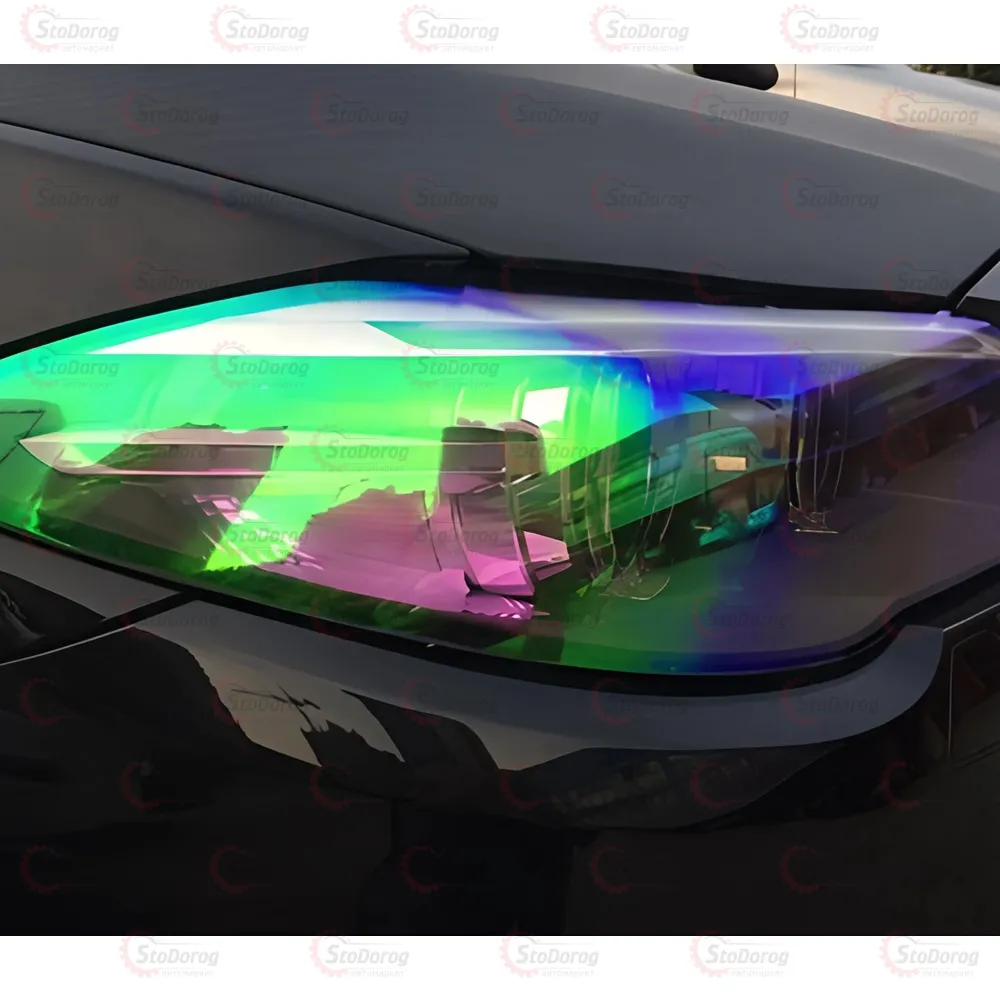 Плівка антигравійна хамеліон/прозорий 1м х 30см  - фото 1