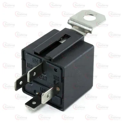 Реле стартера 12В 40А 4-КОНТ з резистором SKADI 2