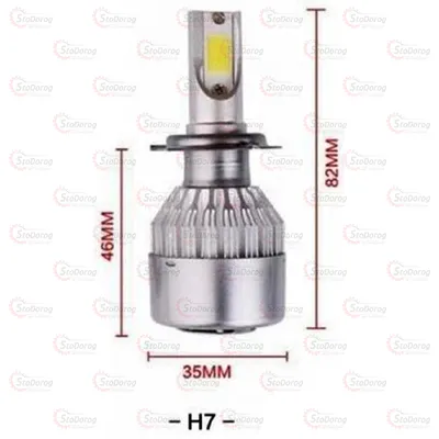 Лампа LED H7 C6 36W 6000K 2