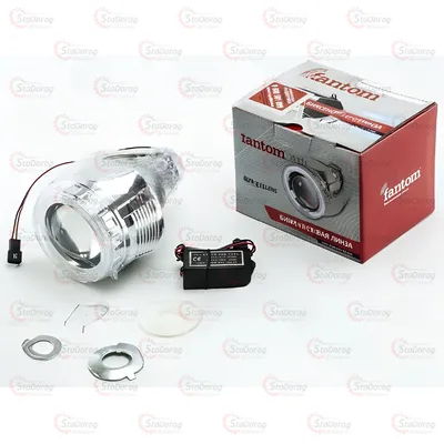 Лінза Під Ксенон З Маскою H1 2.5 1шт з ангелськими очами B3 FANTOM