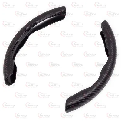 Накладки на Кермо L38 Поліуретановий з масажером Чорний