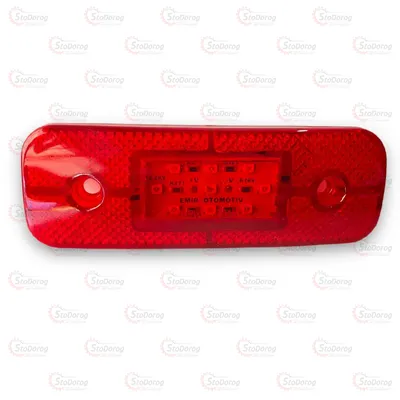 Габарит - Червоний 115х40мм 12/24V Led 9 Діодів MRT-60 K-062