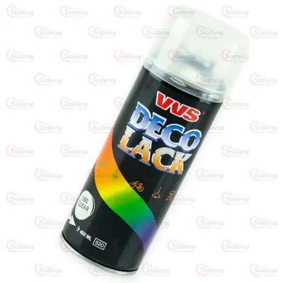 Фарба DECOLAC 400ML 9010 білий блиск