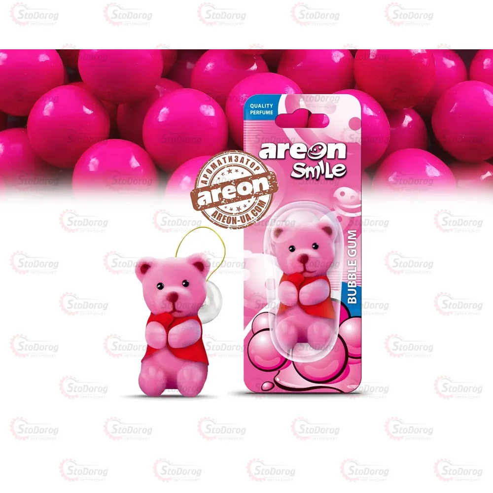 Ароматизатор - Areon Smile - Bubble Gum  - фото 1