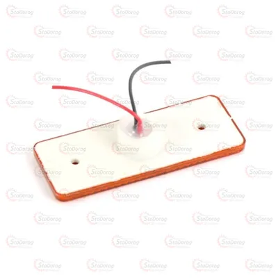 Габарит - Жовтий 110х42мм 24V Led 4 Діод Гумовий Кронштейн YP-24 2