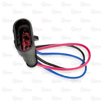 Роз'єм з проводом (3конт) вологозахищений ПАПА