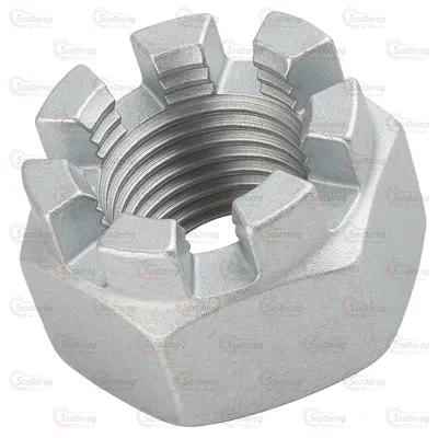 Гайка DIN 935 .     М8 корончатая 8 цб 6464
