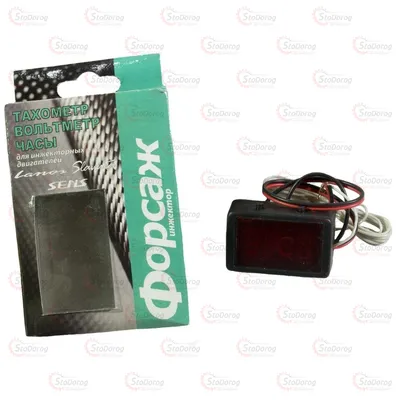 Вольтметр тахометр+термометр з дисплеем 12В ФОРСАЖ