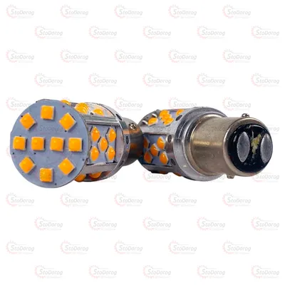 Світлодіод LED P21/5W 12V Жовтий 35 led 2