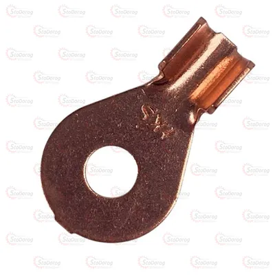 Наконечник під болт Ø 6мм мідний 10А 0,7мм