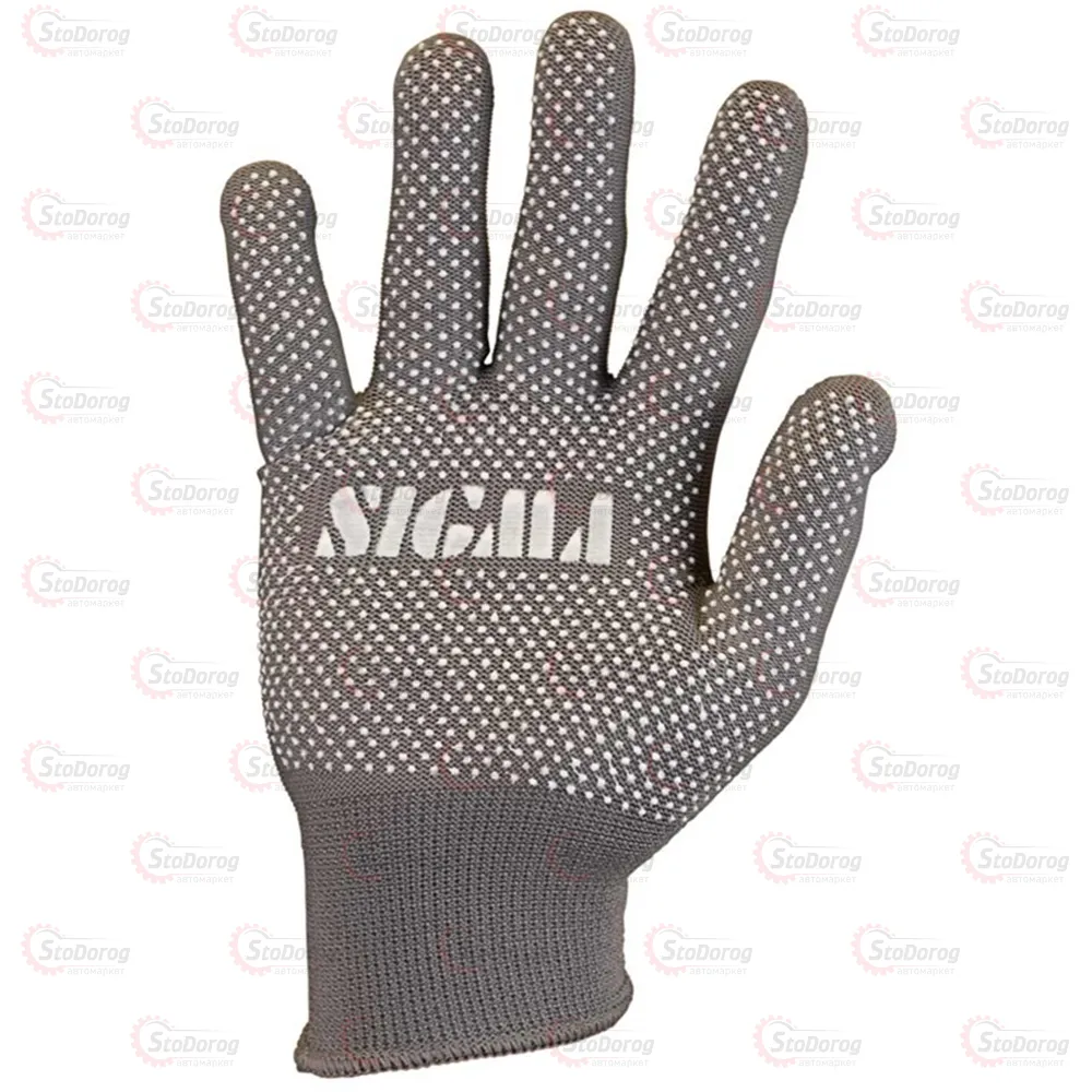 Перчатки Sigma з мікроточкою сірі  - фото 1