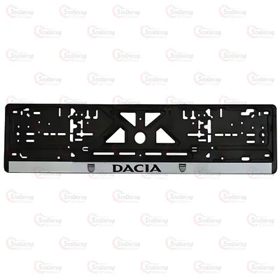 Рамка Номера Сіра Книжка DACIA