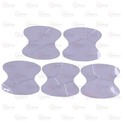 Плівка захист дверних ручок з вирізами 85*90мм P-03 прозора