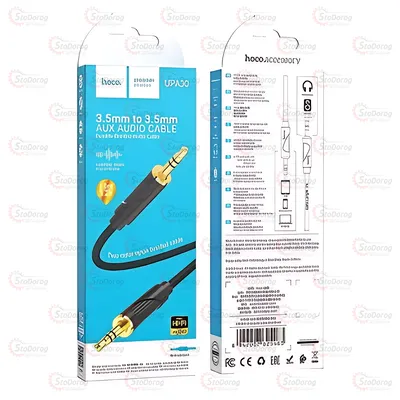 Аудіо кабель 3,5мм AUX Hoco UPA15 1м Noble 2