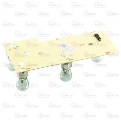 Плата заднього ліхтаря 2104 у зборі ліва 2