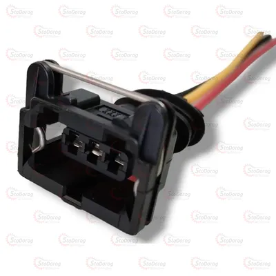 Роз'єм 3-к датчика швидкості ВАЗ, датчика холу, розподільного валу, холостого ходу Daewoo, Hyundai, Kia / датчика положення колінвалу Lanos Aveo розподілювала Авео Лачетті