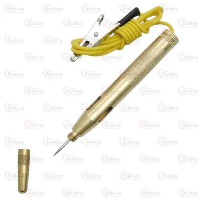 Викрутка індикаторна (пробник напруги) 6-12-24V латунь