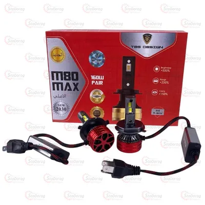 Лампа LED H4 TBS 12-24v 2шт M80W