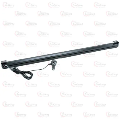 Страбоскоп LED додатковий прямокутний 880х40х45 6 секцій жовтий в прикурювач 2