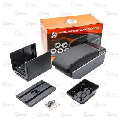 Підлокітнік універсальний Milex 12.5см Чорний  4-USB PS-U10004 058289 2