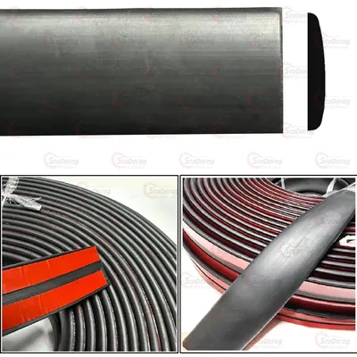 Молдинг Чорний 40х5мм - 1м