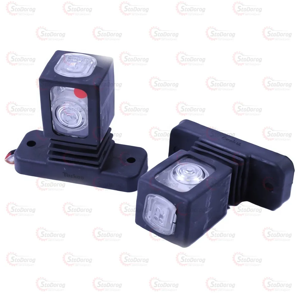 Габарит Ріжки Прямий 9,5см 12/24v 2шт Червоний+Білий+Жовтий LED MRT Л-079 