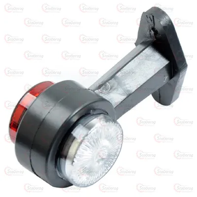 Габарит Ріжки Прямий 12см 24v 2шт Червоний+Білий 5+5 LED MRT Л-051 2