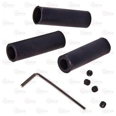 Ручка КПП VITOL F-250132 BK Чорна Шкіра 2