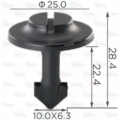 Кліпса Цвях Audi Seat Skoda VW 2