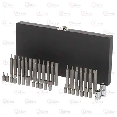 Набір зірок та шестигранників 40од. Storm Intertool ET-8040 2