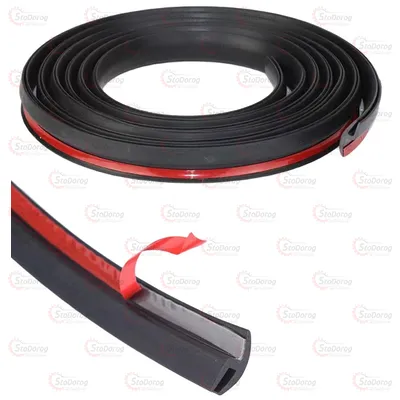 Ущільнювач Скла Лобового, Жабо U-type 18*10мм 1 п.м EPDM 2