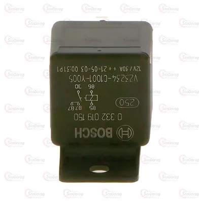 Реле стартера 12v 30A BOSCH 0 332 019 150