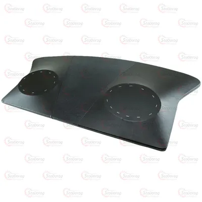 Полиця задня ЗАЗ Славута (акустична) чорна з накатом (шкірозамінник)
