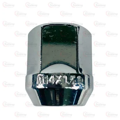 Гайка Колісна M14x1,5x25мм Конус Хром Ключ 19