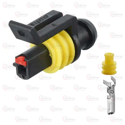 Роз'єм без провода автомобільний 40серія 40009 40009