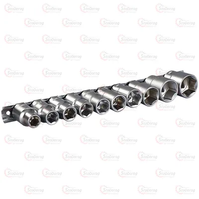 Набір головок 10-24мм на планці 1/2 10шт Miol 58-410