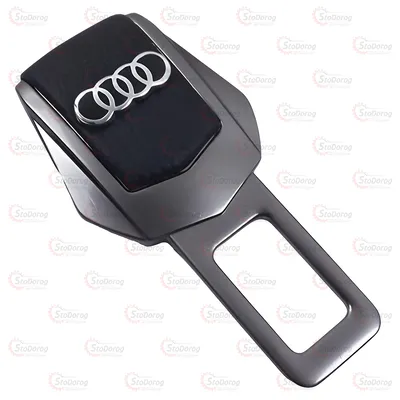 Заглушка ременя безпеки Графіт/шкіра Audi
