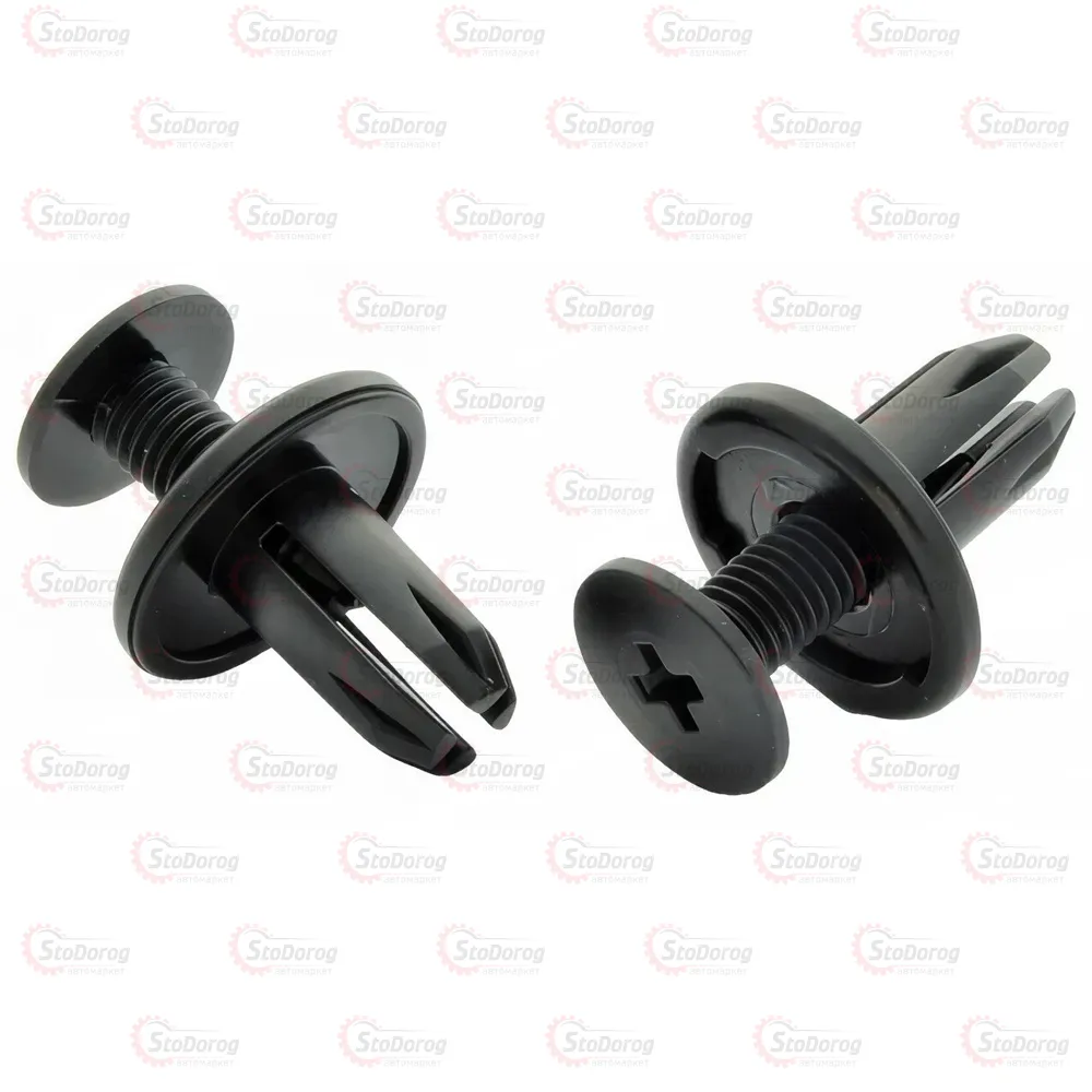 Пістон розпірний Чорний F=9 mm. Fiat / Toyota / Nissan / Honda / Suzuki / Citroen / Renault Kangoo / Peugeot 309, 605 / Audi 80, A4 / VW Corrado, Golf, Passat, Polo, Vento / KIA / SsangYong / МТЗ 80 