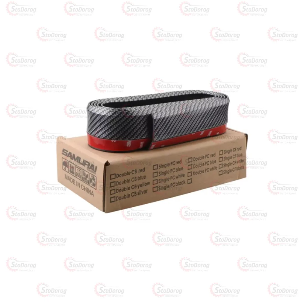 Молдинг Бампера 250х5см Carbon SAMURAI 