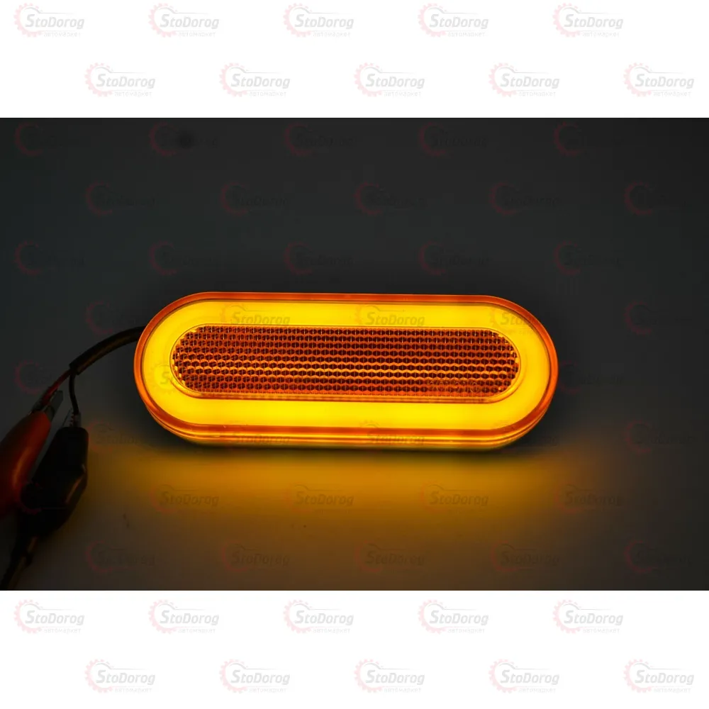 Габарит - Жовтий 115х40мм 24V Led Неоновий FR-0294 К-263  - фото 1