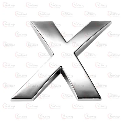 Літера  Велика   Коса X 30218