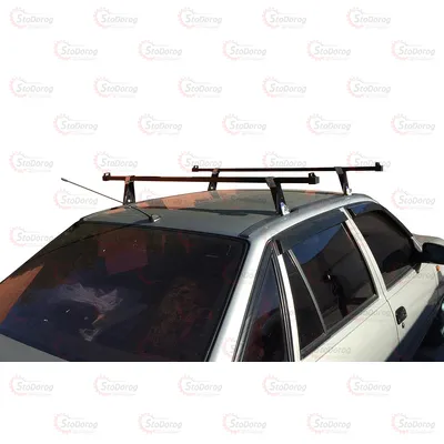 Багажник на водосток 140см Kenguru до 75кг Волга 2121 2